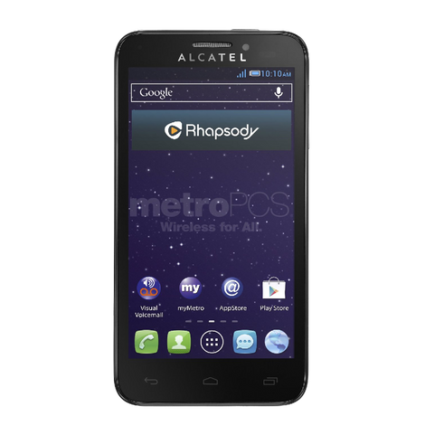 Alcatel One Fierce Prepaid Phone MetroPCS