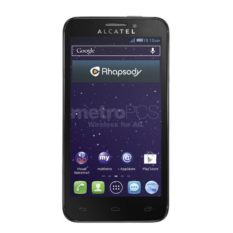Alcatel One Fierce Prepaid Phone MetroPCS