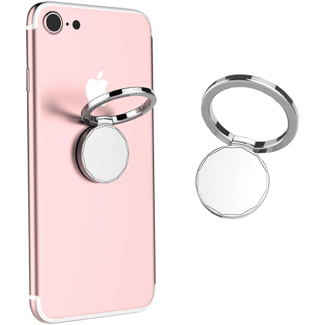 Finger Ring Stand Iceya 360 Rotation Mirrior Phone Grip Kickstand For Magnetic Car Mount