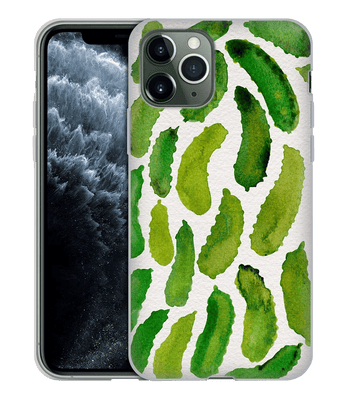 Official Cat Coquillette Pickles Fruits Veggies Soft Gel Case Compatible For Iphone 11 Pro